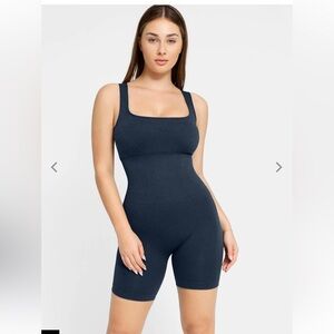 Popilush Square Neck Sports Vest Romper